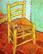 Vincent Van Gogh Artist's Chair with Pipe Spain oil painting reproduction